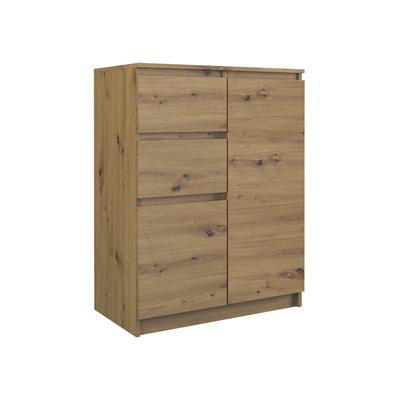 Chest Of Drawers 97Cm Doors 2D2S Artisan Oak