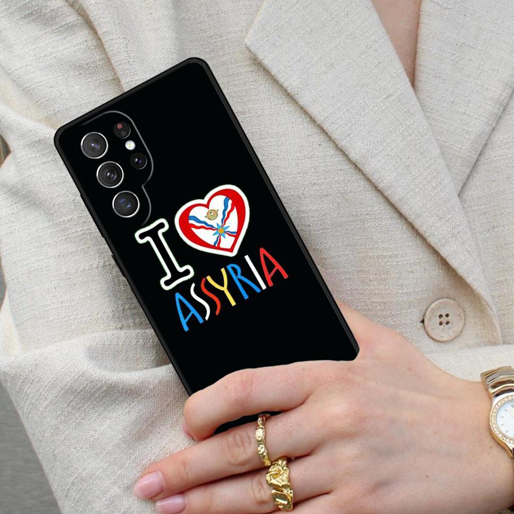 Assyria Flag Assyrian Cell Phone Case for Samsung Galaxy S26 Ultra S25 S24 S23 S22 S21 S20 Note10 Cover Galaxy S24+