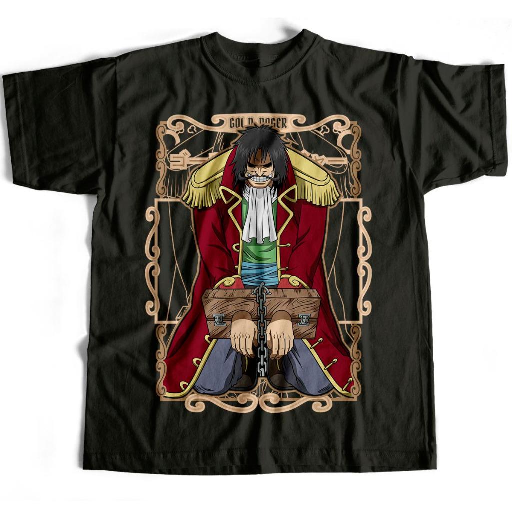 

Gol D Roger ONE PIECE Japanese Anime Men Women Summer T-shirt Harajuku Retro Short-sleeved Loose Oversized Casual Comfort Y2k 4XL