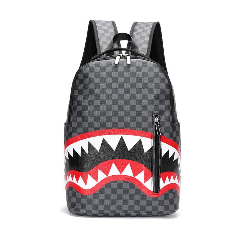 Herren Casual Hai Rucksack: Schulranzen mit großer Kapazität, hochwertig für Reisen