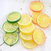 Plastic Lemon Slice Models for DIY Creative Ornaments and Kitchen or Photography Decoration Props