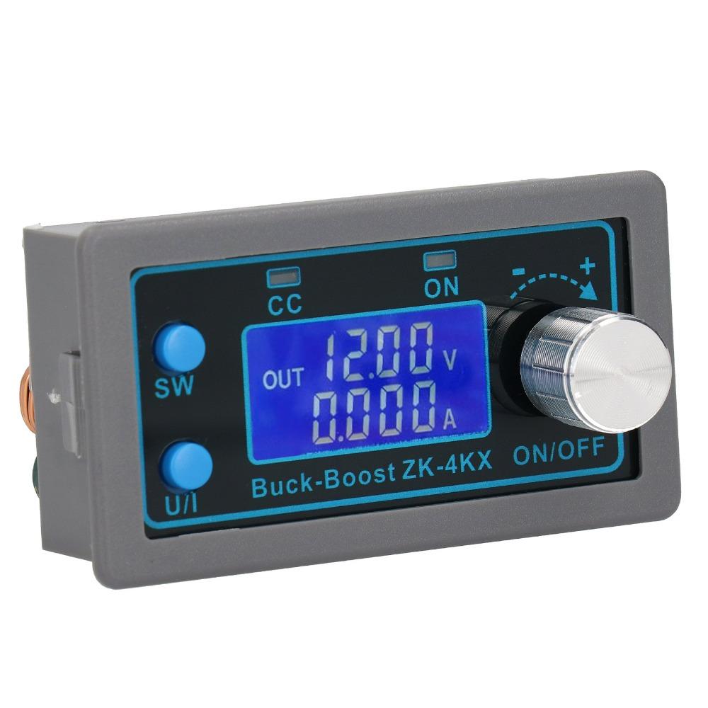 LCD Display DC Programmable Supply 4A Buck Boost Converter Variable Voltage Regulator  DIY Projects