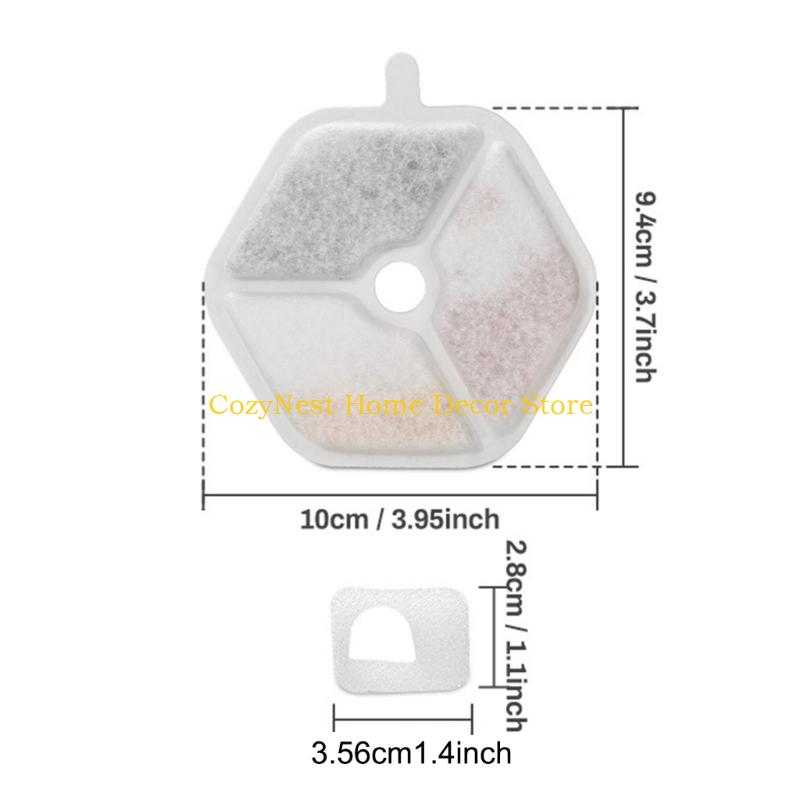 92MF Replacement Filter Cartridges Multilayer Filtration Cats Water Dispenser Filter Premium Filtration System Accessories