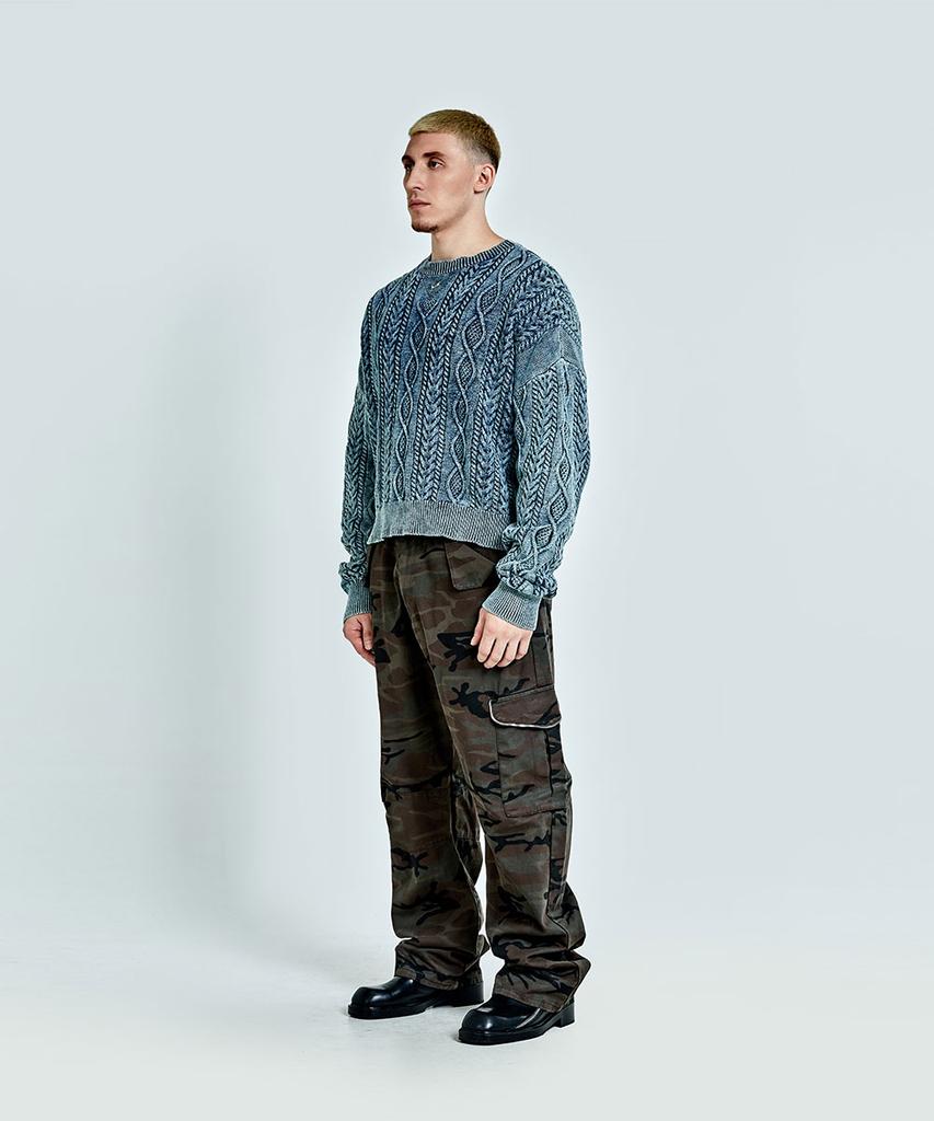 51Peosenteu Banding Cargo Pants - Camo