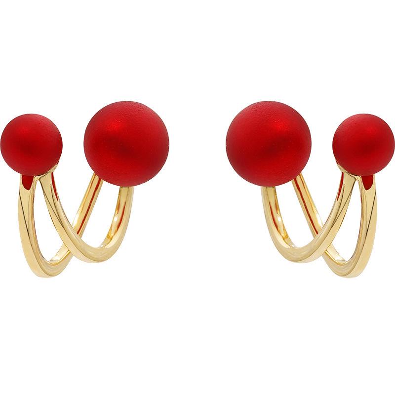 2023 Hot Design S925 Sterling Silver Pearl Stud Earrings - Two-Way Wear, Fashionable & Elegant