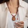 Classic Ethnic Fruit Pendant Necklace for Women: Autumn/Winter Sweater Chain Accessory