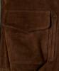 Horlisun Irish Suede Leather Jacket Cognac