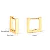 Plain Ring Ear Buckle Heart Geometric Metal Star Earrings Oval Earrings Stainless Steel Earrings