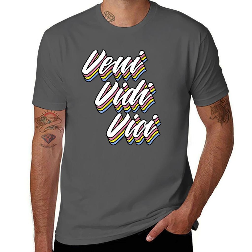 Veni Vidi Vici  Pop Latin TShirt t shirts cotton 100 TShirt