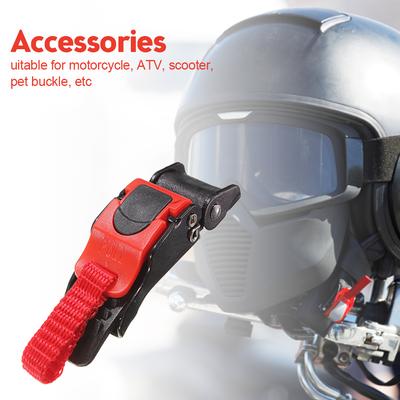 1PCS Motorcycle Helmet Plastic Pull Buckles 1xATV Bike Crash Helmet Clip Chin Strap Quick Release Pull Buckle Universal Scooter