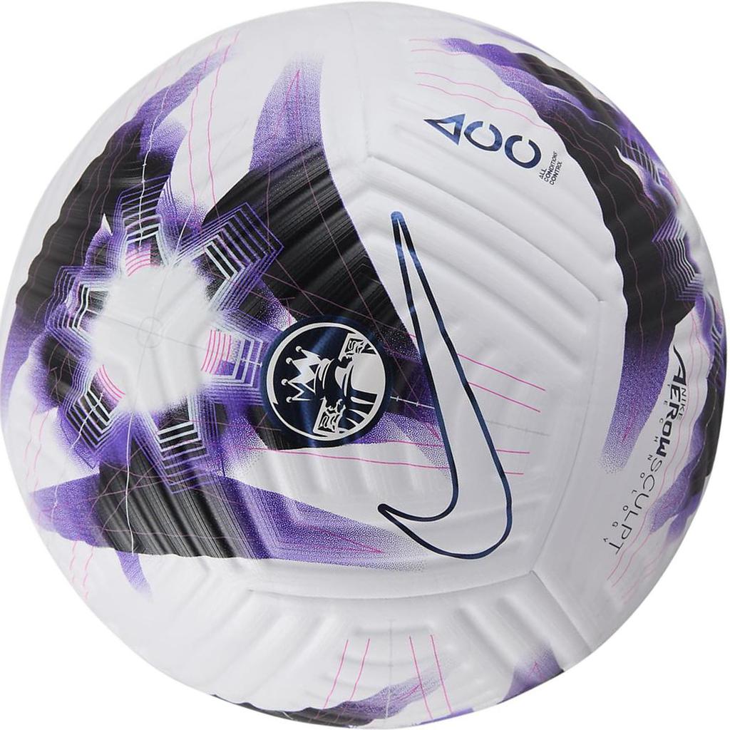 Nike Premier League Flight Size 5 Ball Soccer Ball Synthetic Leather Unisex Passionate Purple White FB2979-101