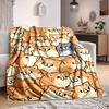1pc Dogs Kitten Print Blanket   Lightweight Flannel Throw Blanket For Sofa, Bed, Living Room, Office, Outdoor Travel, Camping