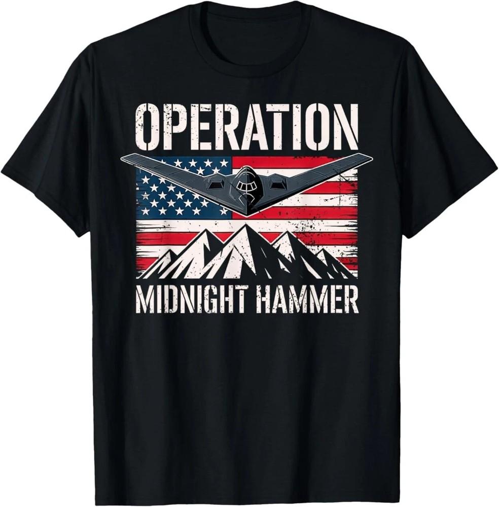 Operation Midnight Hammer - USA Flag Midnight Hammer  S-5XL Unisex T-Shirt XL