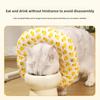 White Circle Cat Cotton Neck CoverUniversal Anti-scratch Cat and Dog Collar Protective Ring Beauty Cover Shame Ring