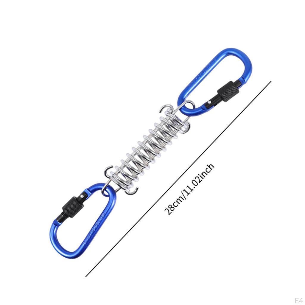Tent Fixed Buckle Wind Rope Spring for Camping Hiking Hammock Chair