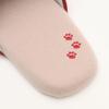 LISA LARSON Footprint Mikey Slippers Nordic Lisa Larson Room Shoes for Women and [Cute Men] (Size M, Red)