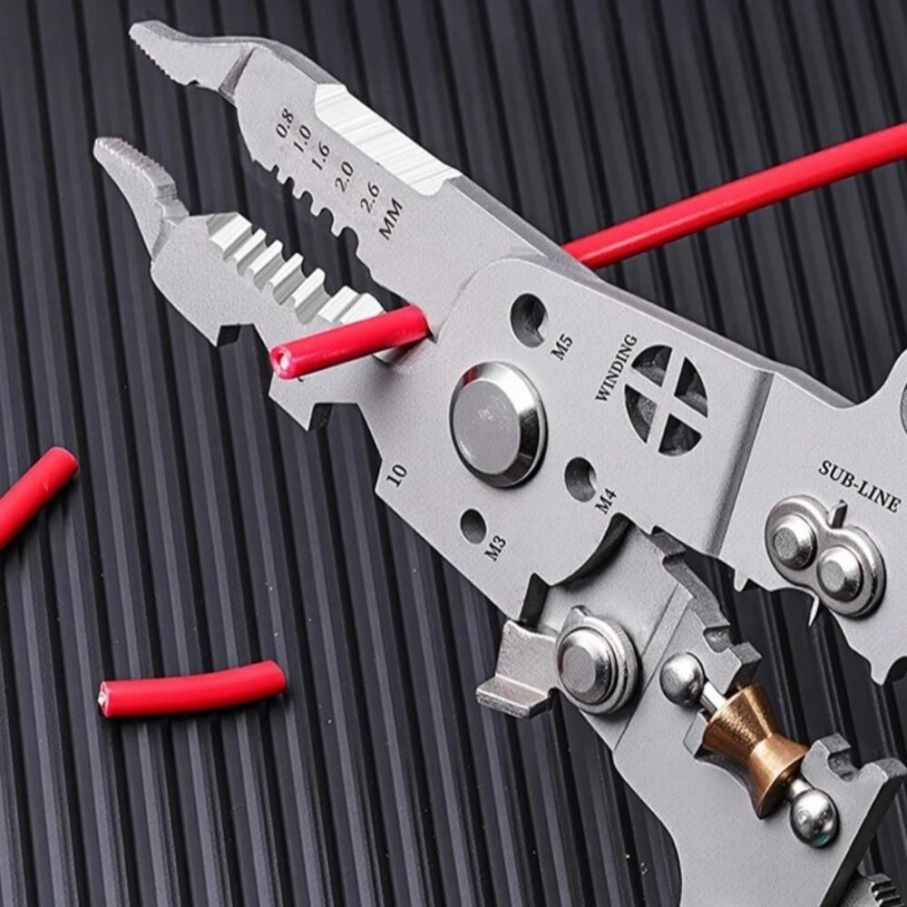 Multi-function Wire Cutting Pliers Manually Crimpper  Wireman Maintenance Tool