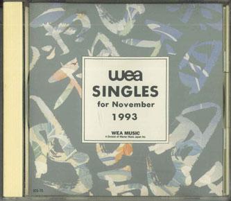 

CD VARIOUS - Wea Singles For November 1993 5CS75 WARNER MUSIC 1993 Japan Rock Used