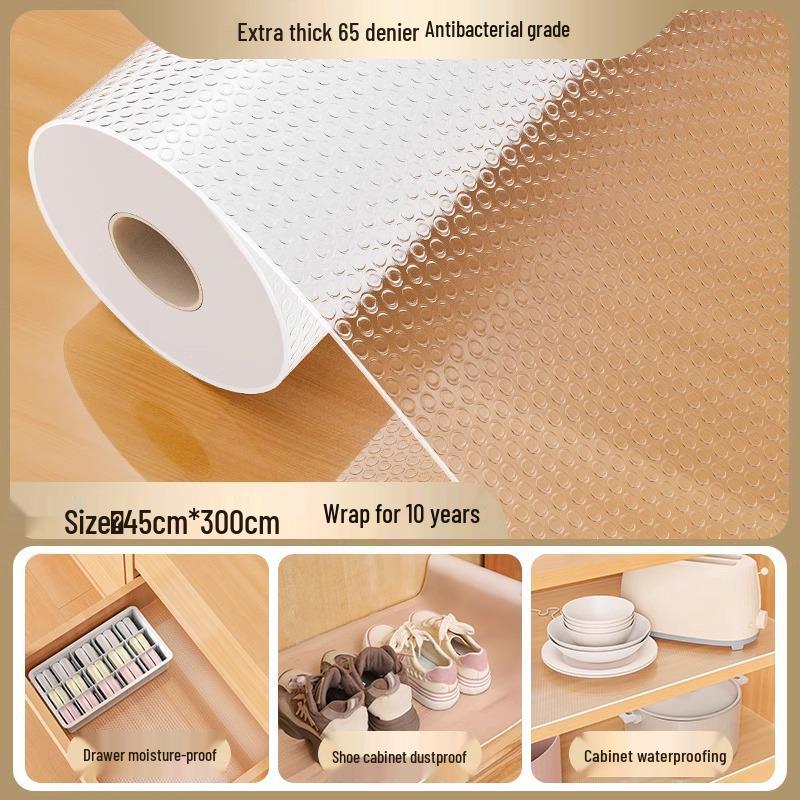 Feuchtigkeitsbeständige Schubladeneinlage: Wasserdichte, Ölbeständige, Rutschfeste Matte für Küche, Schränke, Kleiderschränke und Schuhregale