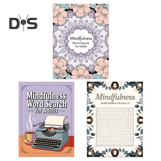 Mindfulness Word Search Book for Adults Relaxing Puzzle Book for Stress Anxiety Relief Calming Word Search Puzzles To Keep Your Mind Peaceful And