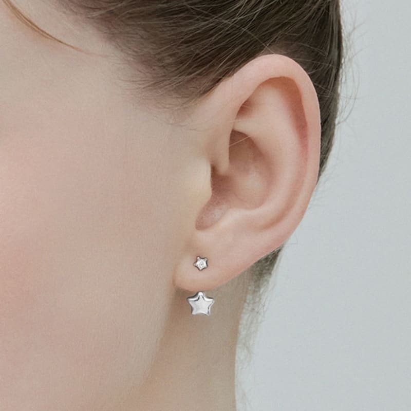 

J.ESTINA LALA J Star Ear Jacket Earrings (JJLJEQ5B1300SW000) single type