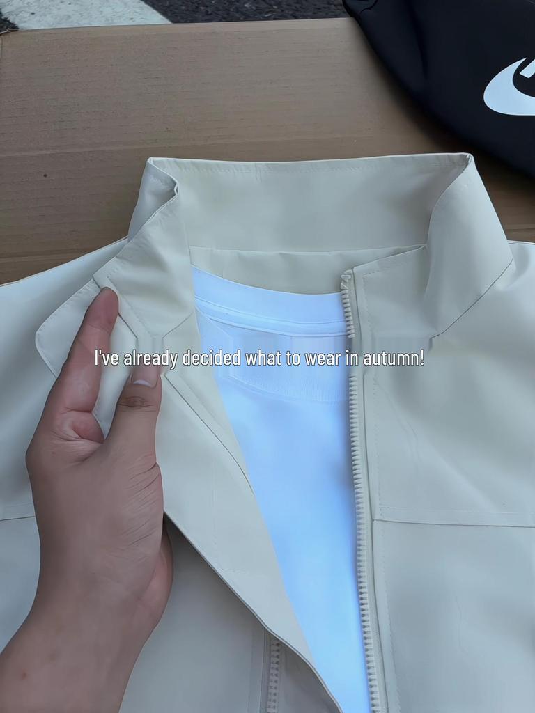 Men's American Style Bomber Jacket - Autumn Short Stand Collar Pilot Outerwear