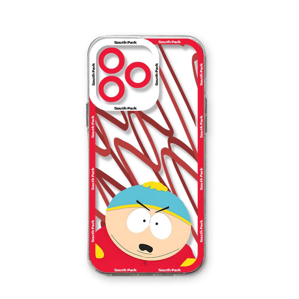 Divertente Custodia per Telefono Carina S-South-Park Per iPhone 17 Air 16 e 15 14 13 12 11 Pro Max Plus Mini SE Trasparente Morbida Cover Posteriore in TPU