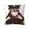 Custom Modern Anime Genshin Impact Cushion Cover Polyester Manga Kawaii Throw Pillow Case Home Decorative
