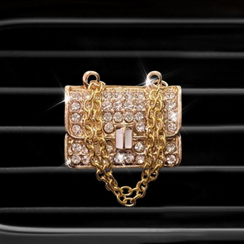 Rhinestone Vent Clips For Car Car Diffuser Vent Clip High Heel Decorative Car Air Freshener Clip For Girls Women Stylish Car