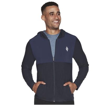Ultra Go Lite Full Zip Hoodie, Mens Navy Sweatshirt