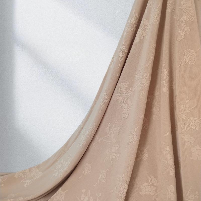 Lantern Relief Jacquard Fabric Stretch Knitted Fabric DIY Dress Hanfu Cheongsam Children's Clothes for Sewing Design Cloth