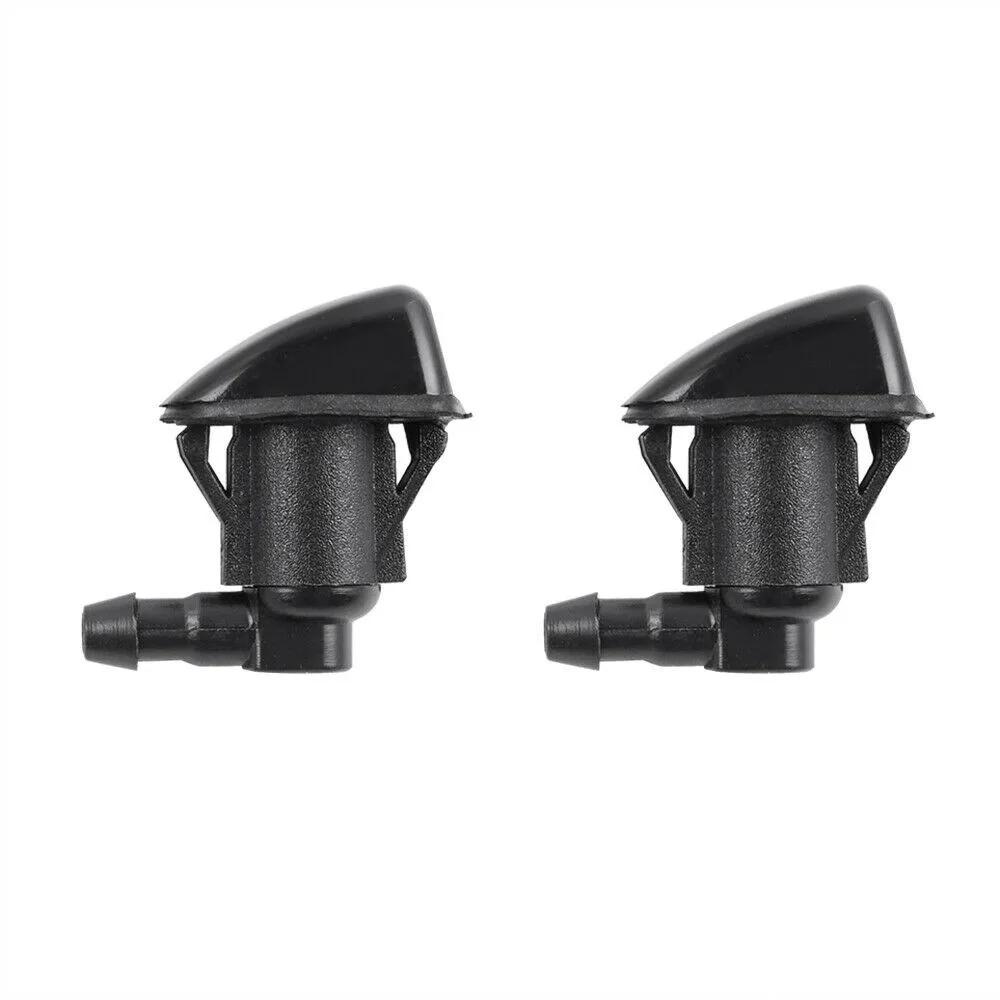 2 Pcs Universal Car Front Windscreen Washer Nozzle Wiper Spray Jet For Jeep Grand Cherokee 2011-2021