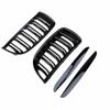 For BMW 2005-08 E90 E91 323i 328i 335i Glossy Black Color Front Bumper Kidney Grille Grill M Performance Car Accessories Tools