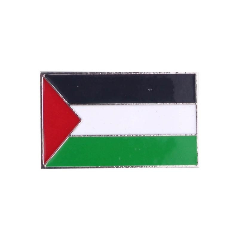 

National PLE ISR Flag Lapel Pin Country Flag Brooch Badge Alloy Material for Outfits Clothes Bag Hat Collar Accessories