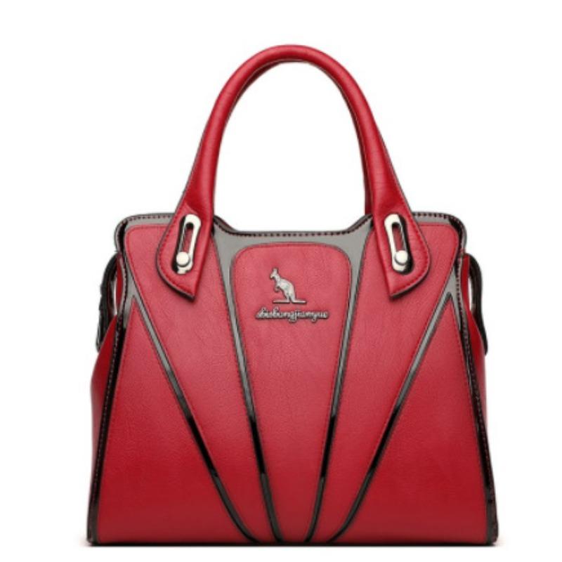 

Trendy bags New fashion women s bags Crossbody splicing One shoulder handbag Portable killer bag красный