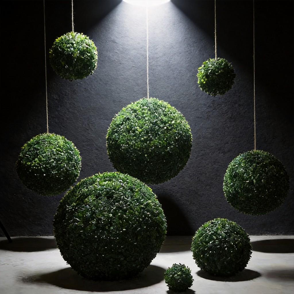 Simulation Aglaia Odorata Grass Ball Artificial Green Plant For Indoor Decoration
