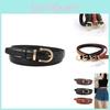 Belt Vintage Leather Women Versatile Decorative Waistband Casual Jeans Strap