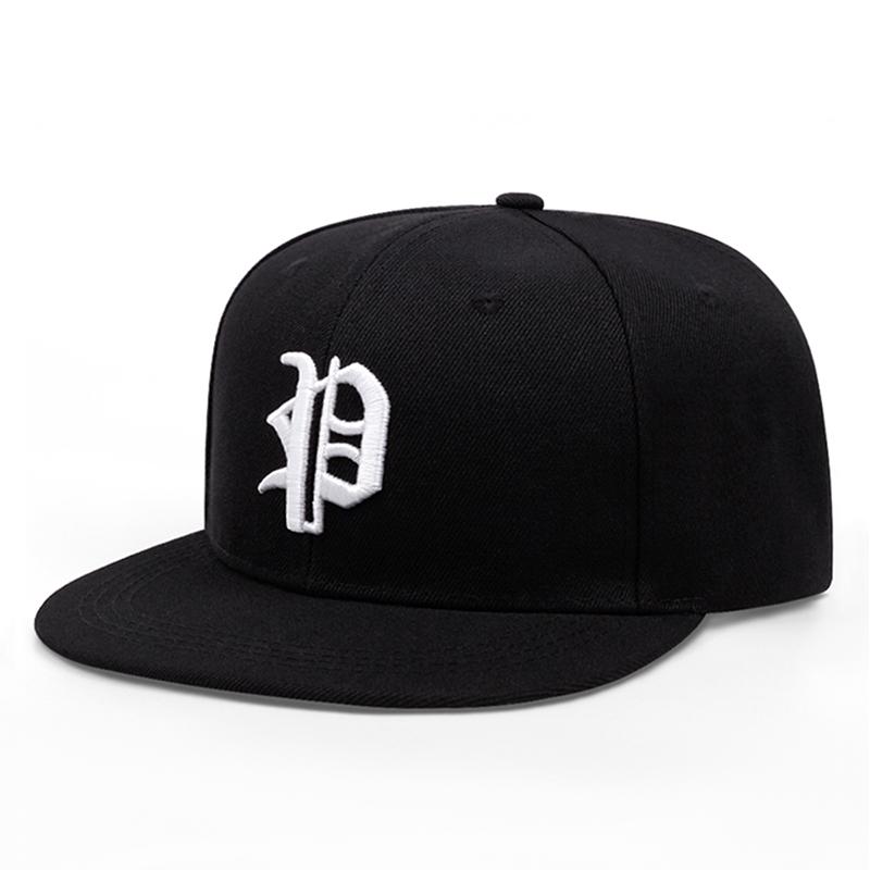 2026 New Creative Flat Edge Hat Gothic Letter IP Embroidery Hip Hop Skateboarding Hat Daily Decoration Sunshade Hat Baseball Hat