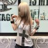 Japonské Y2k Metalový Kříž Potisk Tričko Vintage Harajuku Krátký Rukáv Průhledné Topy Trashy 2000s Výstřih do V Streetwear Grunge