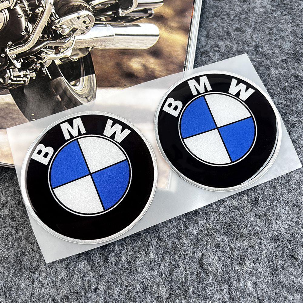 IQJD2 Car Steering Wheel Stickers Motorcycle Body Hub Decorative Sticker For BMW M Power Performance For BMW 50th Auto Car Accessory