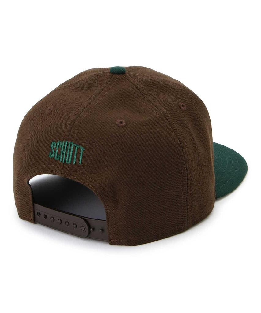 Schott X Newera 9Fifty Snap Back Cap Type 'SB' (782-3974005) Men's F 050 Brown