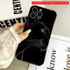 2DFlat Golden Panther Line Art Phone Case All Inclusive Film Hard iPhone Case, Compatible with iPhone 18 Pro Max 17 16 15 14 13 12 11