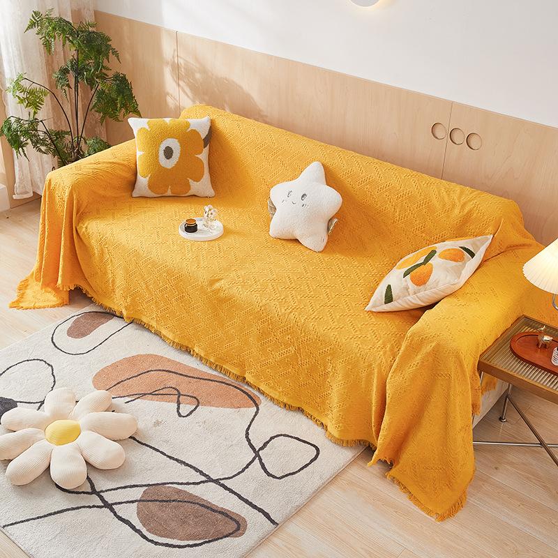 Тканый хлопковый чехол для дивана — фото 8