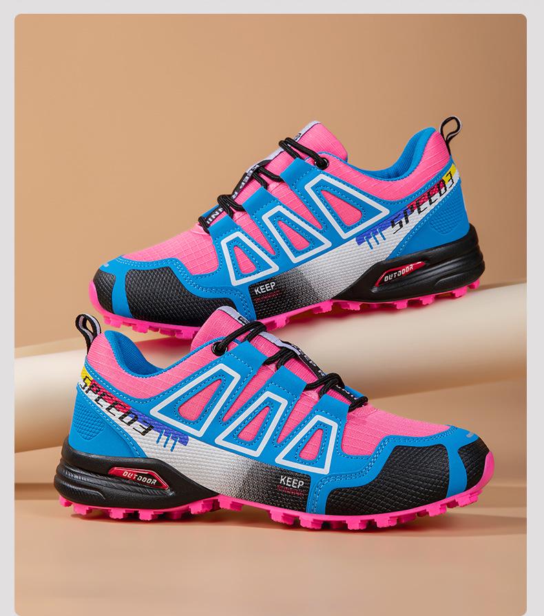 Women's Outdoor Trail Running & Hiking Shoes - Breathable, Plus Size, Ideal for Travel & Walking.