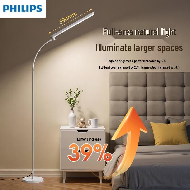 Philips Full Spectrum Eye-Care LED Floor Lamp