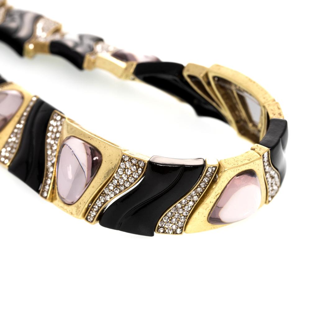 Retro High-End Niche Design Neck Chain Light Luxury New Sweater Chain Copper Alloy Gold-Plated Necklace