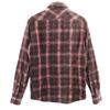 Nano Universe Floral Embroidery Check Pattern Long Sleeve Shirt Men's Used