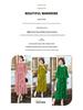 Elegant High-End Pink Pleated Spring Dress, Long Skirt with Irregular Design, Plus Size Women's Fashion.