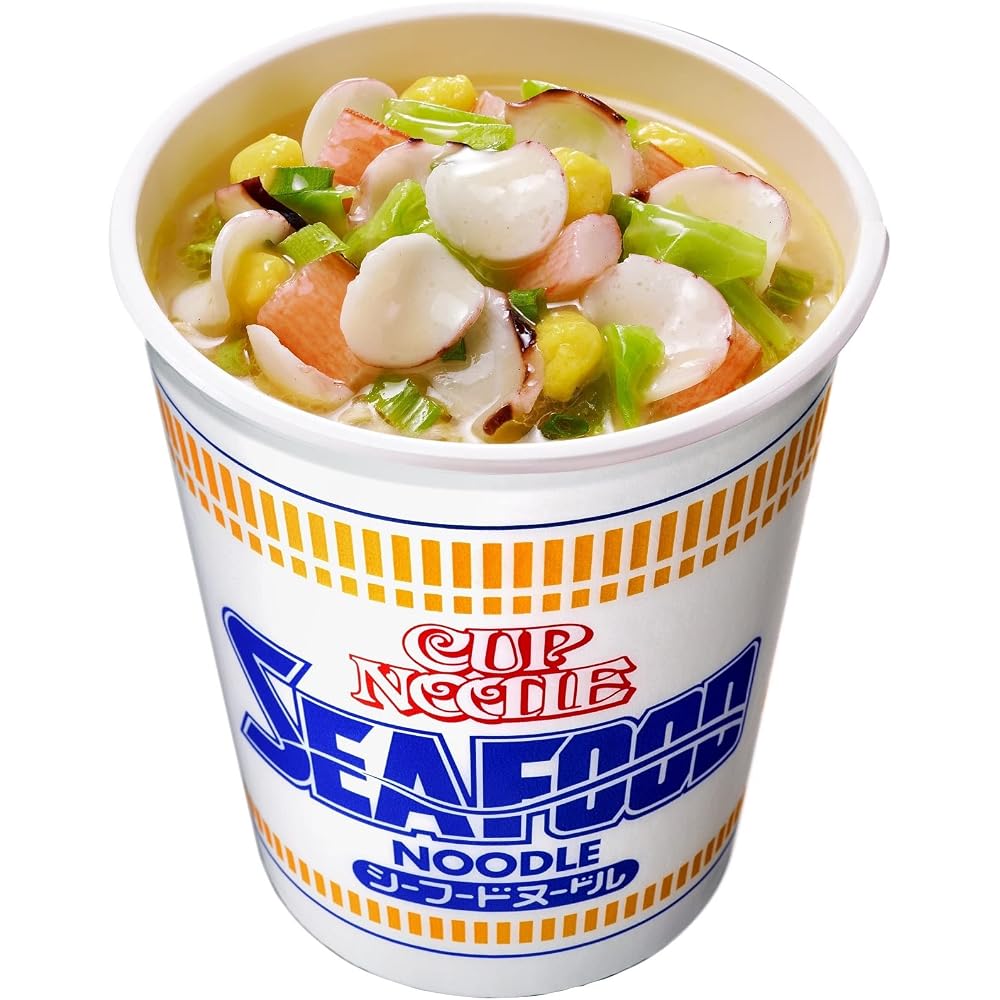 Nissin Cup Noodles Seafood Flavor 75g x 20 Pack Instant Noodles