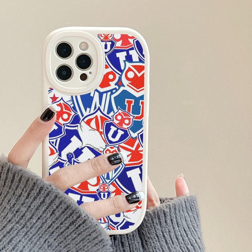 

Chile U-University Logo Phone Case Hard Leather For IPhone 16 15 14 13 12 Mini 11 14 Pro Max Xs X Xr 7 8 Plus Fundas iPhone 14